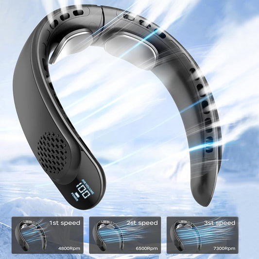 Ventilateur Portable Techsuit S8, Noir