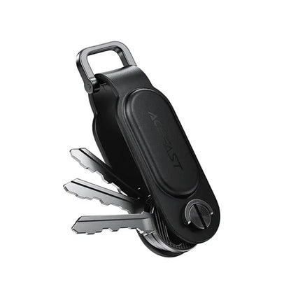 Acefast SmartTag Keychain SS for iOS Series, Black