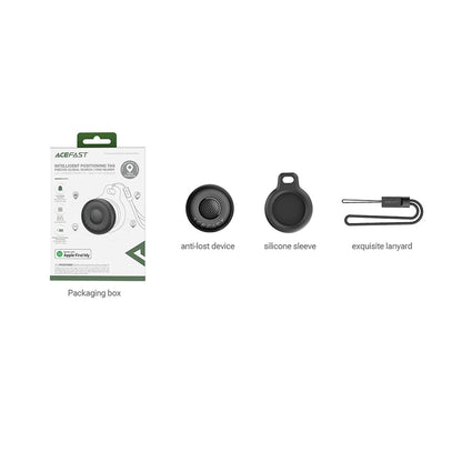 Acefast SmartTag S1 pour les séries iOS, Gris