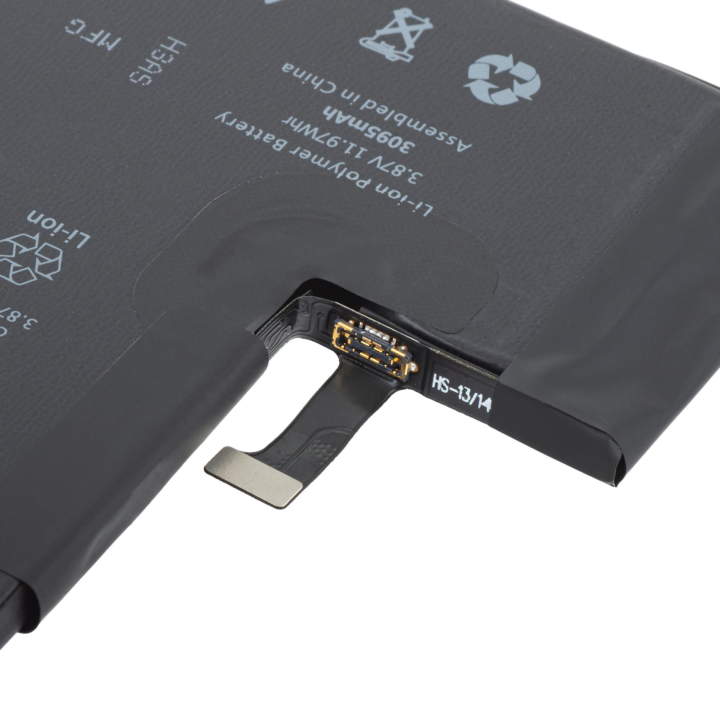 Batterie Apple iPhone 13 Pro avec intégration Flex Band BMS (sans soudure de contact) 