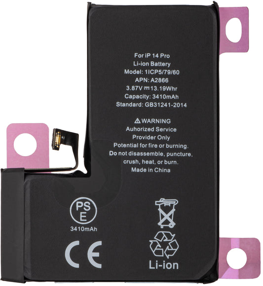 Batterie pour Apple iPhone 14 Pro, haute capacité