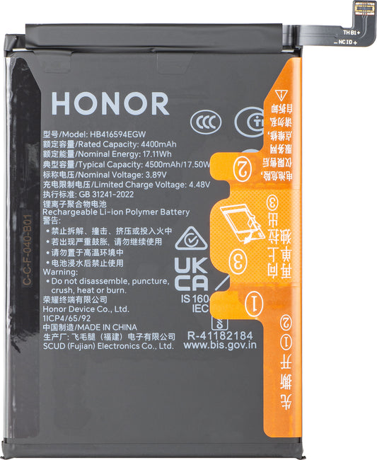 Batterie Honor 90 Lite / X8a, HB416594EGW, Service Pack 2402AADF