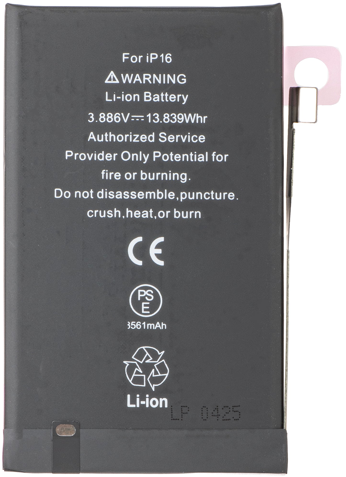 Batterie pour Apple iPhone 16