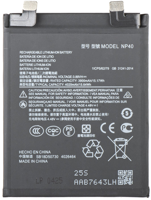 Batterie pour Motorola Edge 30 Neo, NP40