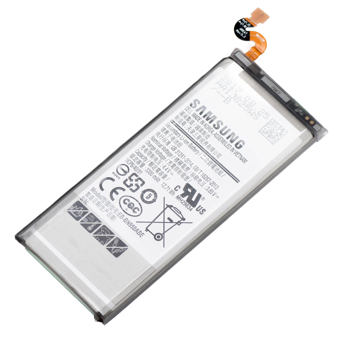 Batterie Samsung Galaxy Note 8 N950, EB-BN950ABE, Swap