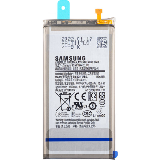 Batterie Samsung Galaxy S10+ G975, EB-BG975ABU, Service Pack GH82-18827A 