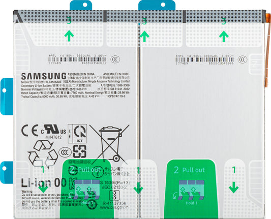 Batterie Samsung Galaxy Tab S10 FE, EB-BX526ABE, Service Pack GH82-37144A