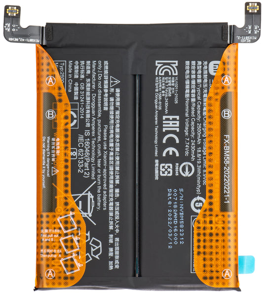 Batterie Xiaomi 11T Pro, BM58, Service Pack 460200008M1G