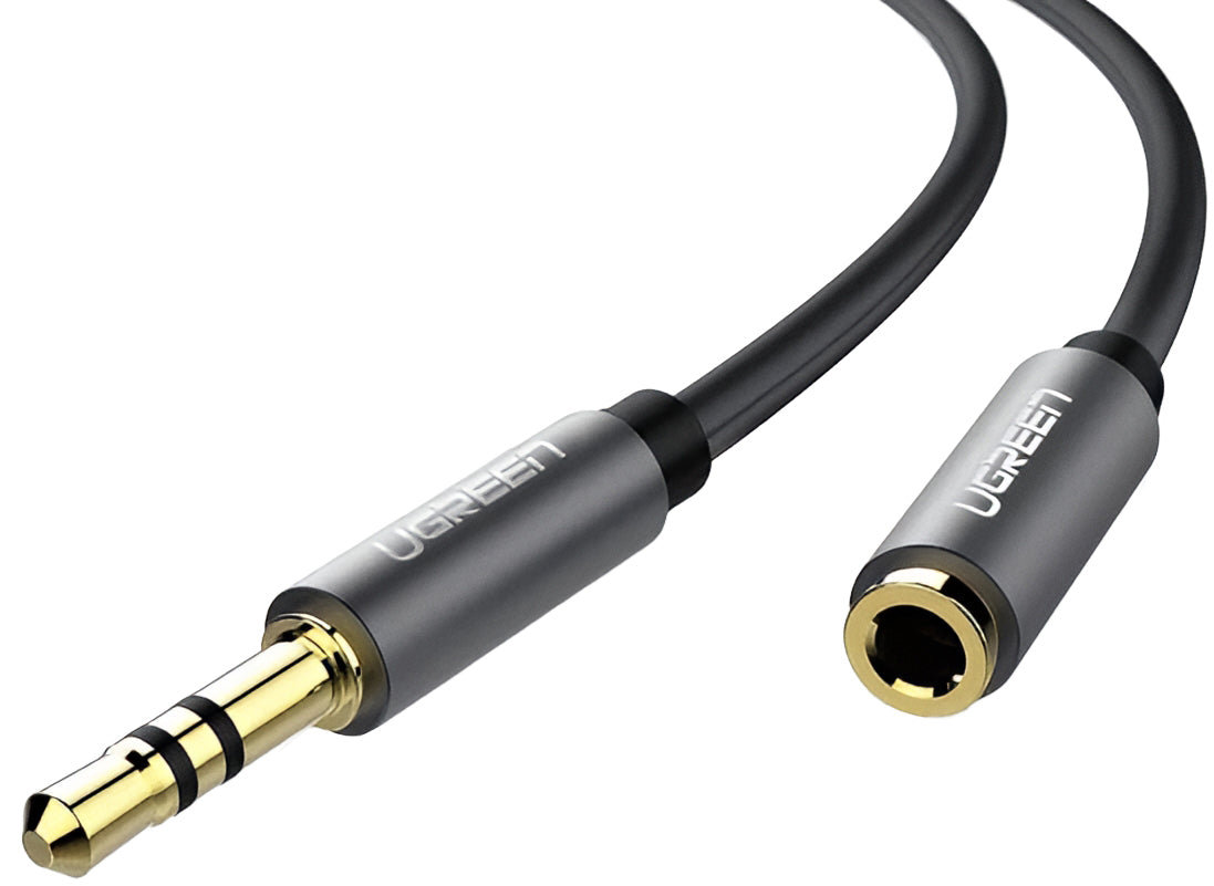 Adaptateur Audio 3.5mm - 3.5mm UGREEN AV118, 1.5m, Noir