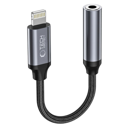 Adaptateur Audio Lightning - 3.5mm Tech-Protect Ultraboost, Noir