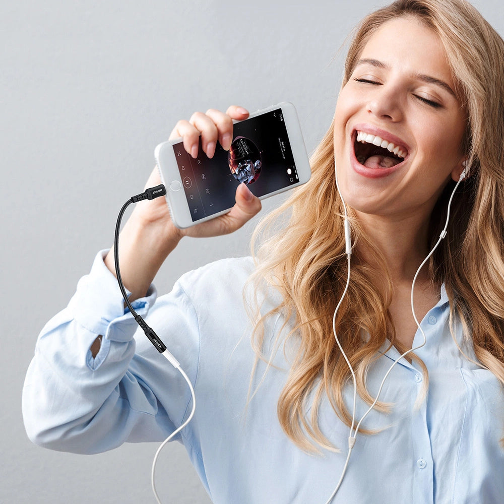 Adaptateur Audio Lightning - 3.5mm Acefast C1-05, Noir