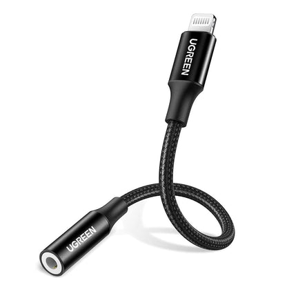 Adaptateur Audio Lightning - 3.5mm UGREEN US211 (30756), Noir