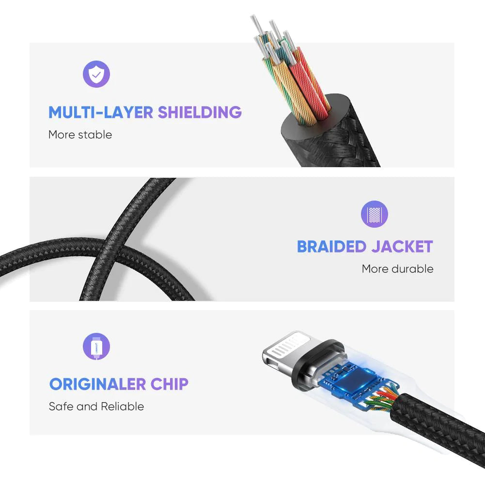 Adaptateur Audio Lightning - 3.5mm UGREEN US211 (30756), Noir