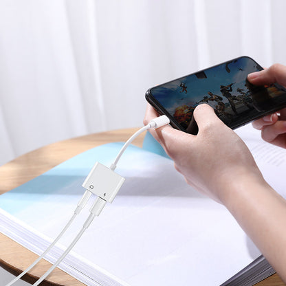 Adaptateur Audio Lightning - 2 x Lightning Joyroom S-Y104, Blanc