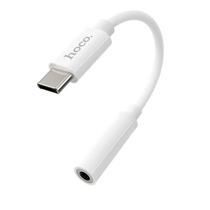 Adaptateur Audio USB-C - 3,5 mm HOCO LS30, Blanc