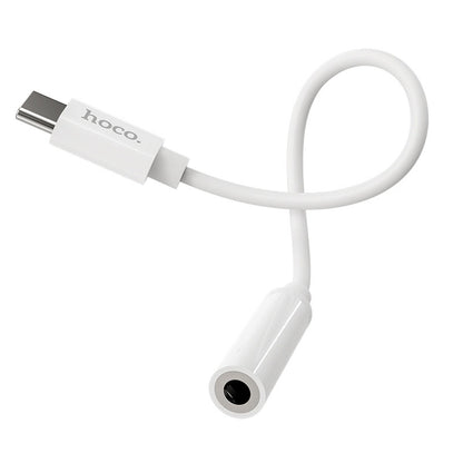 Adaptateur Audio USB-C - 3,5 mm HOCO LS30, Blanc