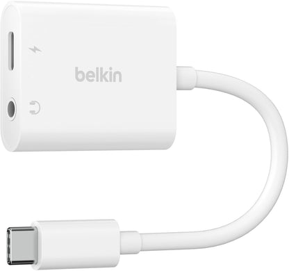 Adaptateur Audio USB-C - 3,5 mm / USB-C Belkin RockStar, Noir NPA004btBK