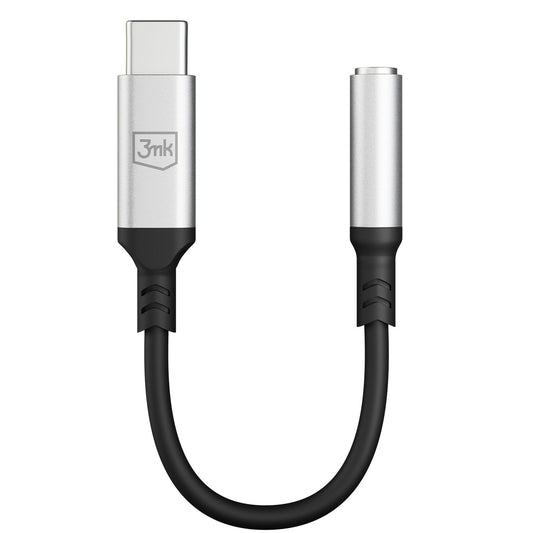 Adaptateur Audio USB-C - 3,5 mm 3MK, Argent