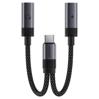 Adaptateur Audio USB-C - 2 x USB-C Acefast J14, Noir