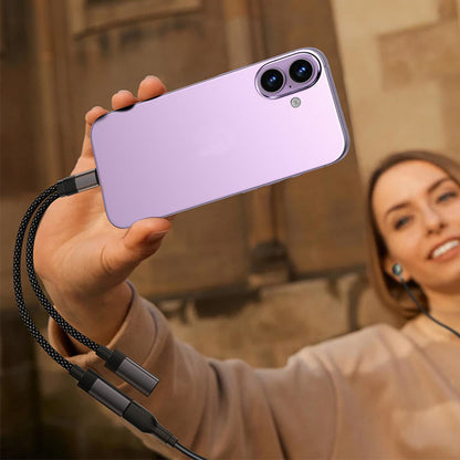 Adaptateur Audio USB-C - 2 x USB-C Acefast J14, Noir