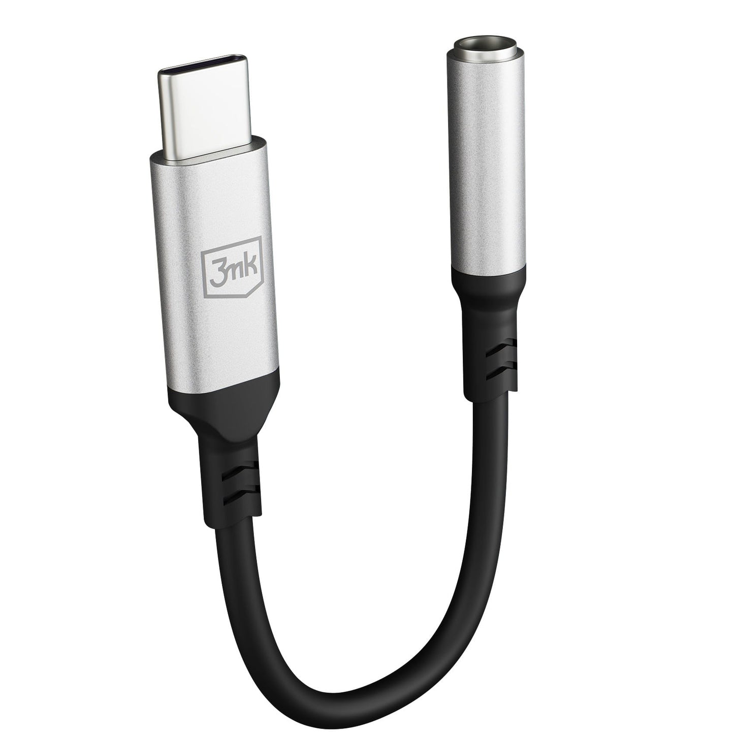 Adaptateur Audio USB-C - 3,5 mm 3MK, Argent