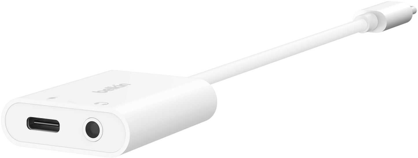 Adaptateur Audio USB-C - 3,5 mm / USB-C Belkin RockStar, Noir NPA004btBK