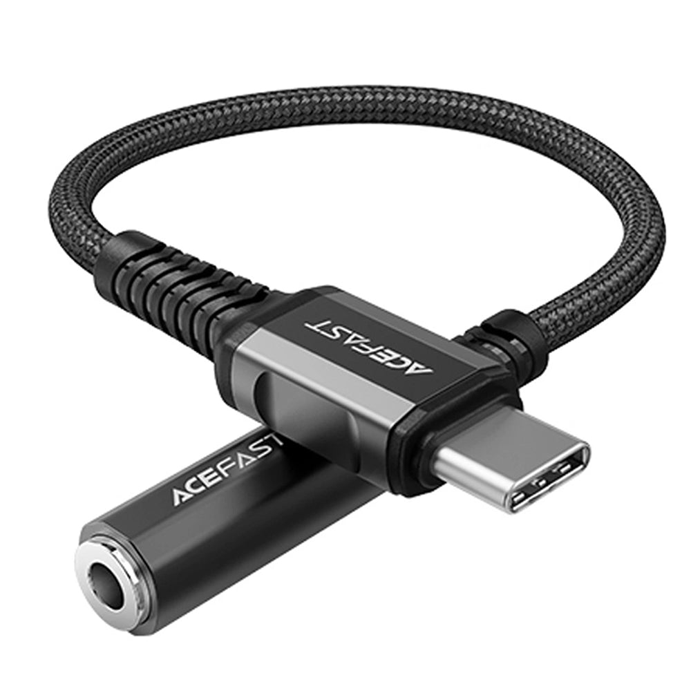 Adaptateur Audio USB-C - 3.5mm Acefast C1-07, Noir