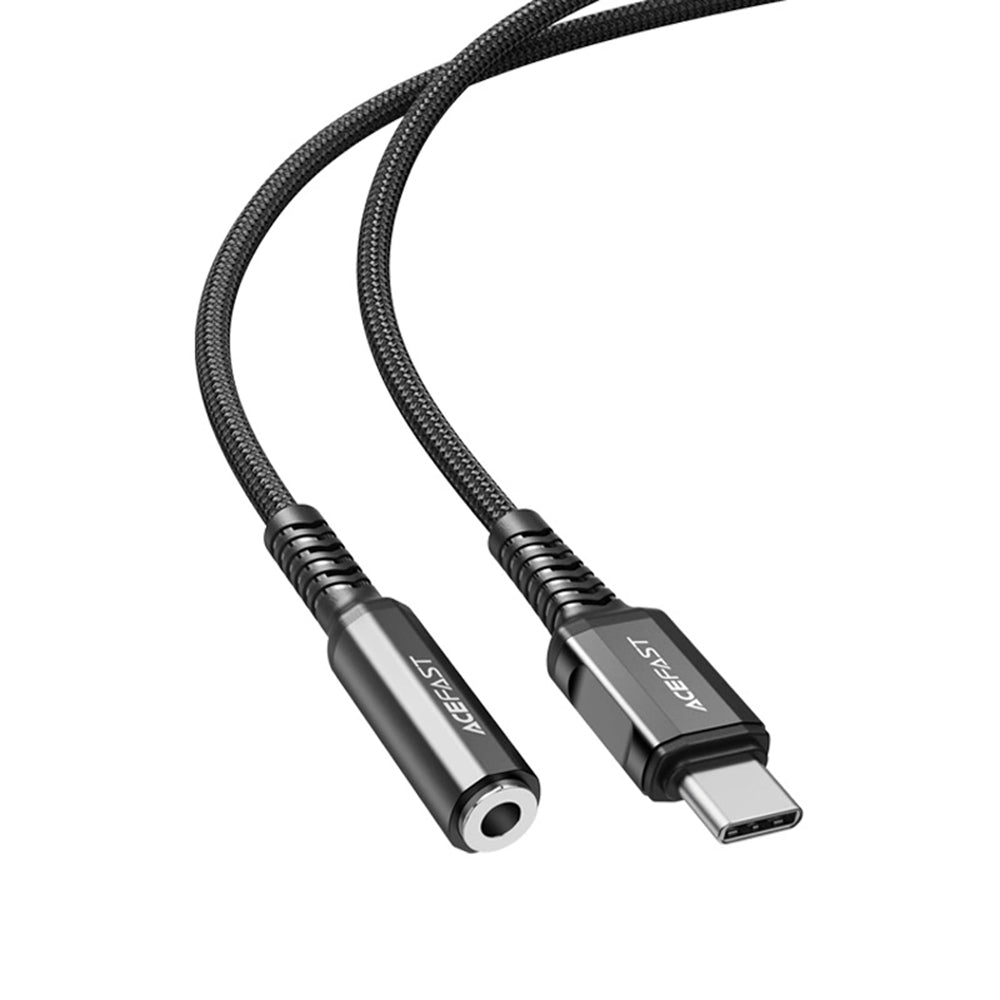 Adaptateur Audio USB-C - 3.5mm Acefast C1-07, Noir