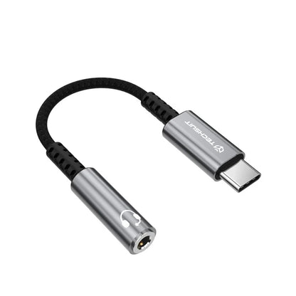 Adaptateur Audio USB-C - 3.5mm Techsuit AC14 SonicPiX, Gris