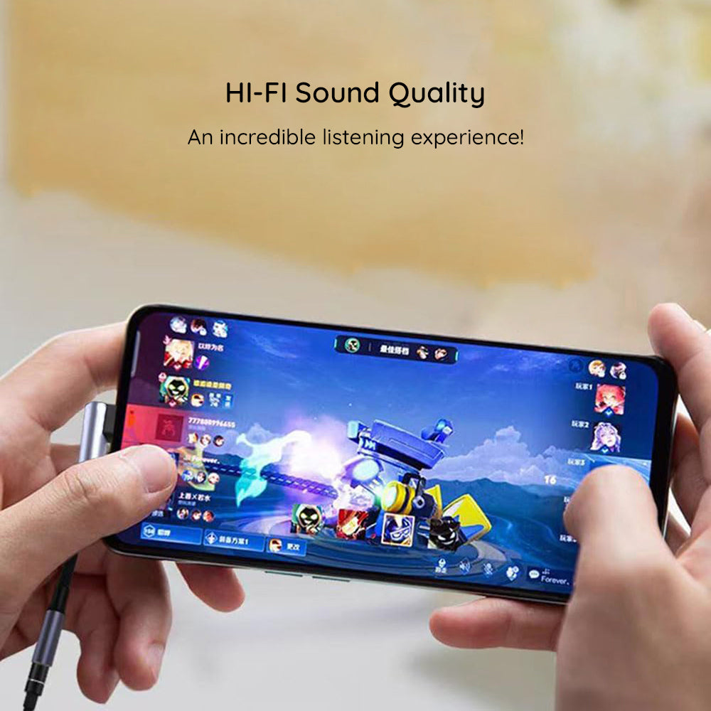 Adaptateur Audio USB-C - 3.5mm Techsuit AC7 MusicDox, Gris