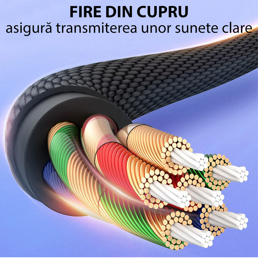 Adaptateur Audio USB-C - 3.5mm Yesido YAU19, Noir