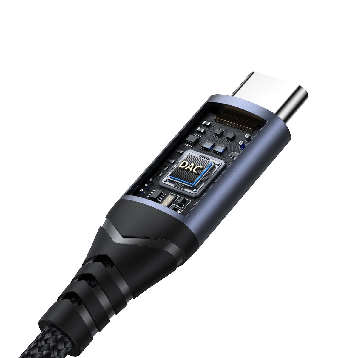 Adaptateur Audio USB-C - 3.5mm Joyroom SY-C01, Noir
