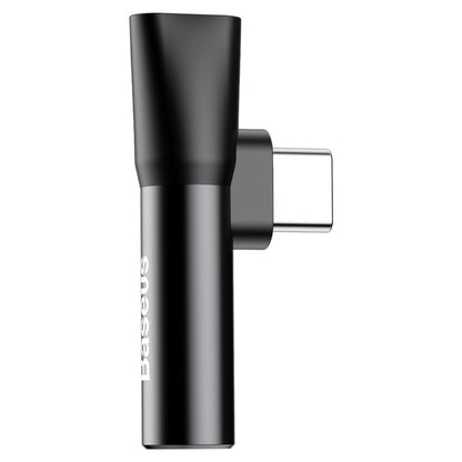 Adaptateur audio USB-C - USB-C / 3,5 mm Baseus L41, noir CATL41-01