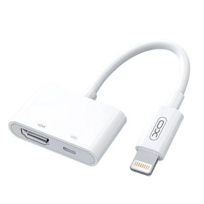Adaptateur Audio et Vidéo Lightning - HDMI / Lightning XO Design HUB005, Blanc