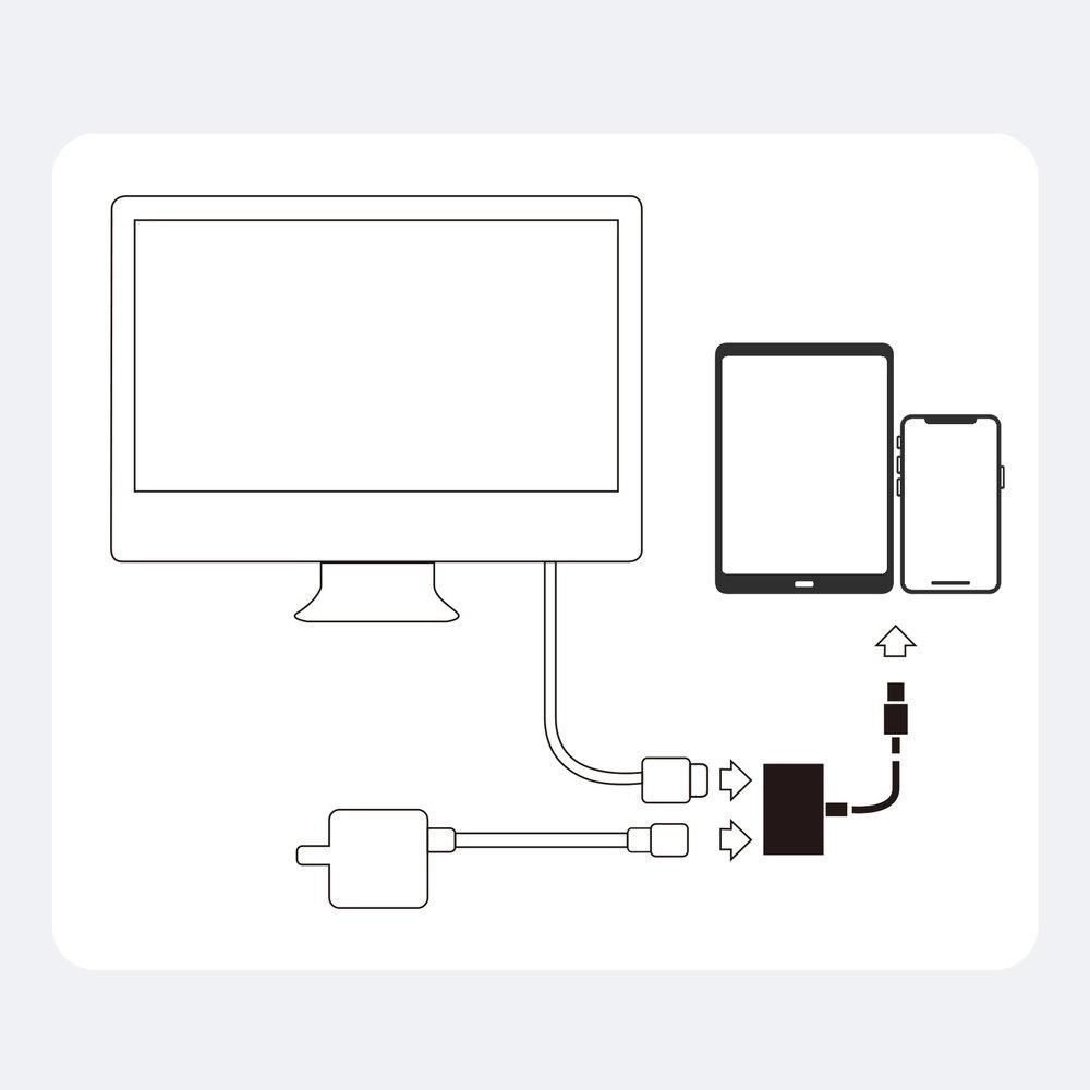 Adaptateur Audio et Vidéo Lightning - HDMI / Lightning Joyroom S-H141, Blanc