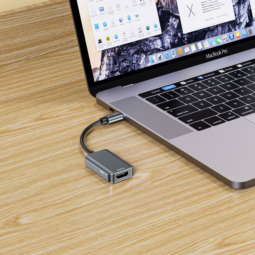 Adaptateur Audio et Vidéo USB-C - HDMI Tech-Protect Ultraboost, Noir