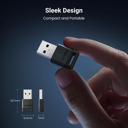 Adaptateur Bluetooth USB UGREEN CM591 (35995), Noir