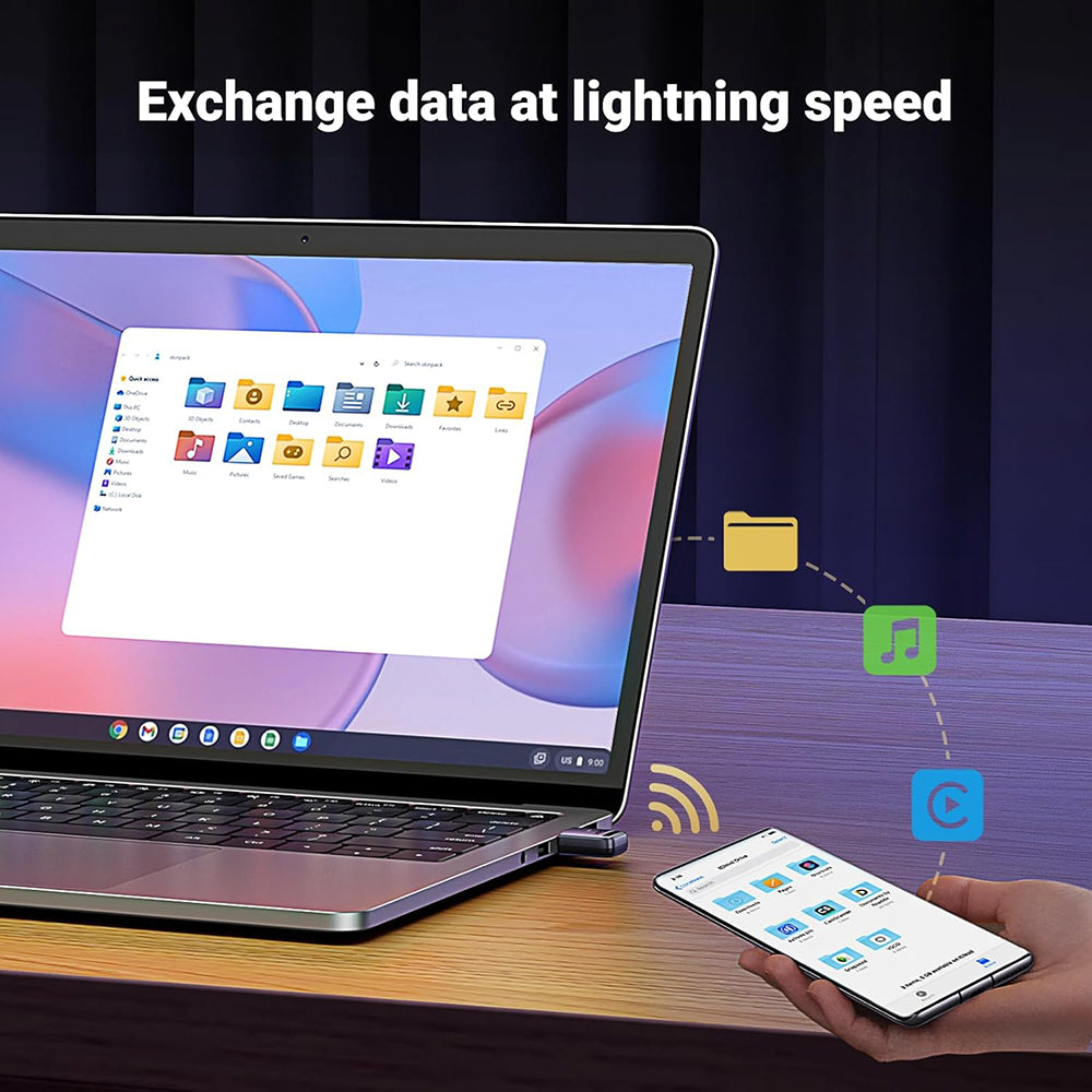 Adaptateur Bluetooth USB UGREEN CM748 (35058), Noir