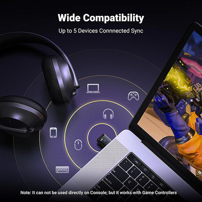 Adaptateur Bluetooth USB UGREEN CM748 (35058), Noir