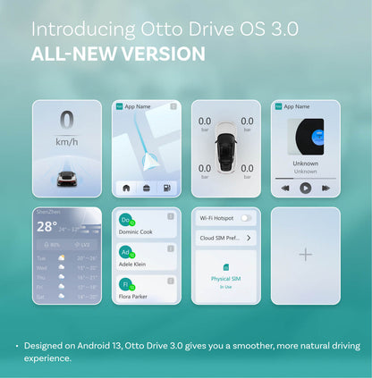 Adaptateur Carplay / Android Auto sans fil Ottocast OttoAibox P3 Pro pour Apple iPhone / séries Android, reconditionné PCS61-T