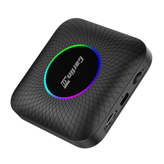 Adaptateur Carplay / Android Auto sans fil Carlinkit TBox Ambient pour Apple iPhone / Série Android, 4GB RAM / 64GB
