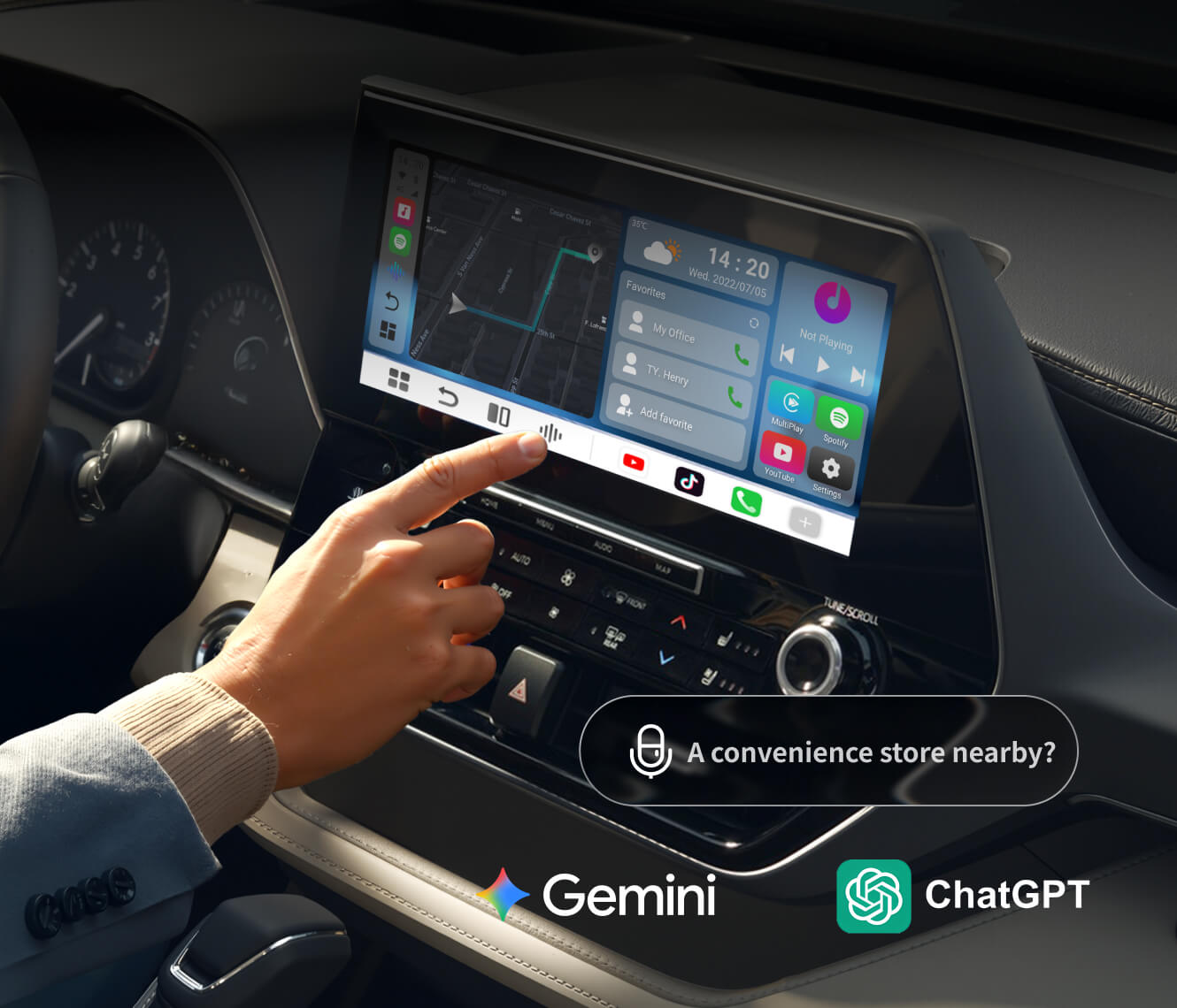 Adaptateur Carplay / Android Auto sans fil Ottocast OttoAibox P3 Pro pour Apple iPhone / séries Android, reconditionné PCS61-T