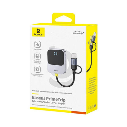 Adaptateur Carplay sans fil Baseus PrimeTrip pour Apple iPhone Series, Reconditionné C10745100813-00