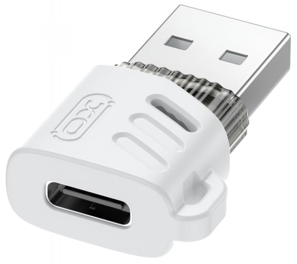 Adaptateur de données et de charge USB-C - USB-A XO Design NB256D, Blanc