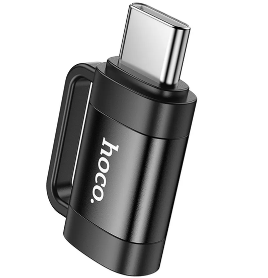 Adaptateur de données et de charge Lightning - USB-C HOCO UA31E, Noir
