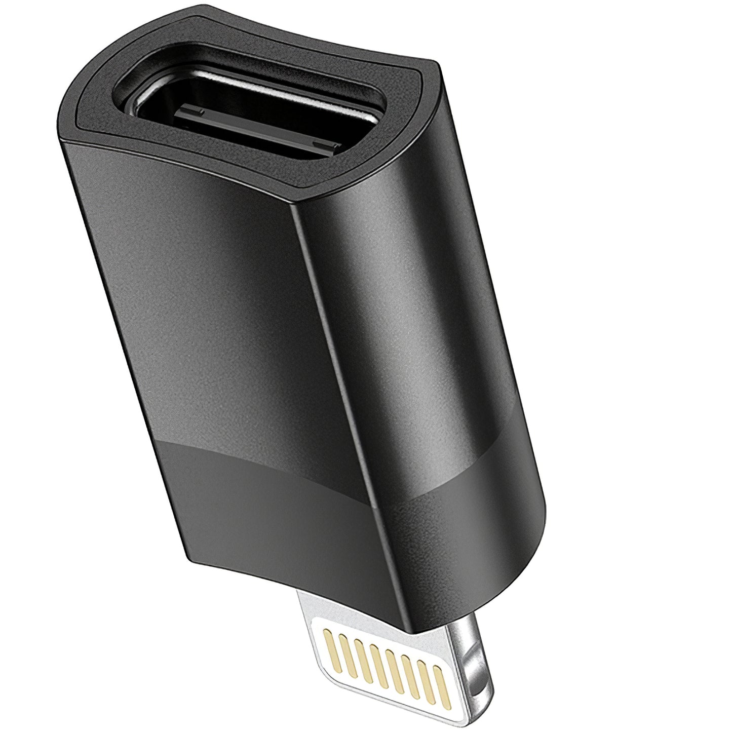 Adaptateur de données et de charge USB-C - Lightning HOCO UA17, noir 