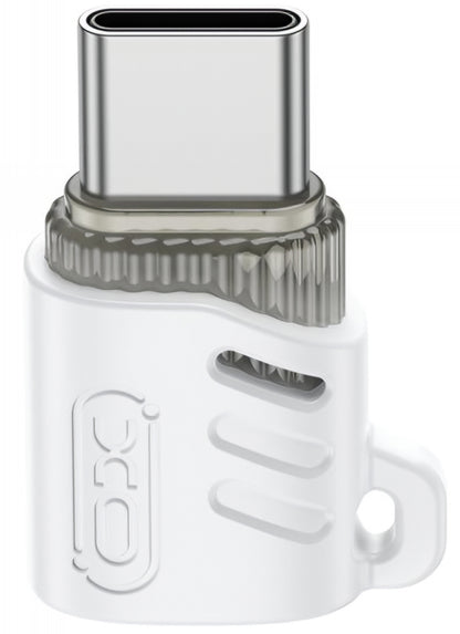 Adaptateur de données et de charge microUSB - USB-C XO Design NB256G, Blanc