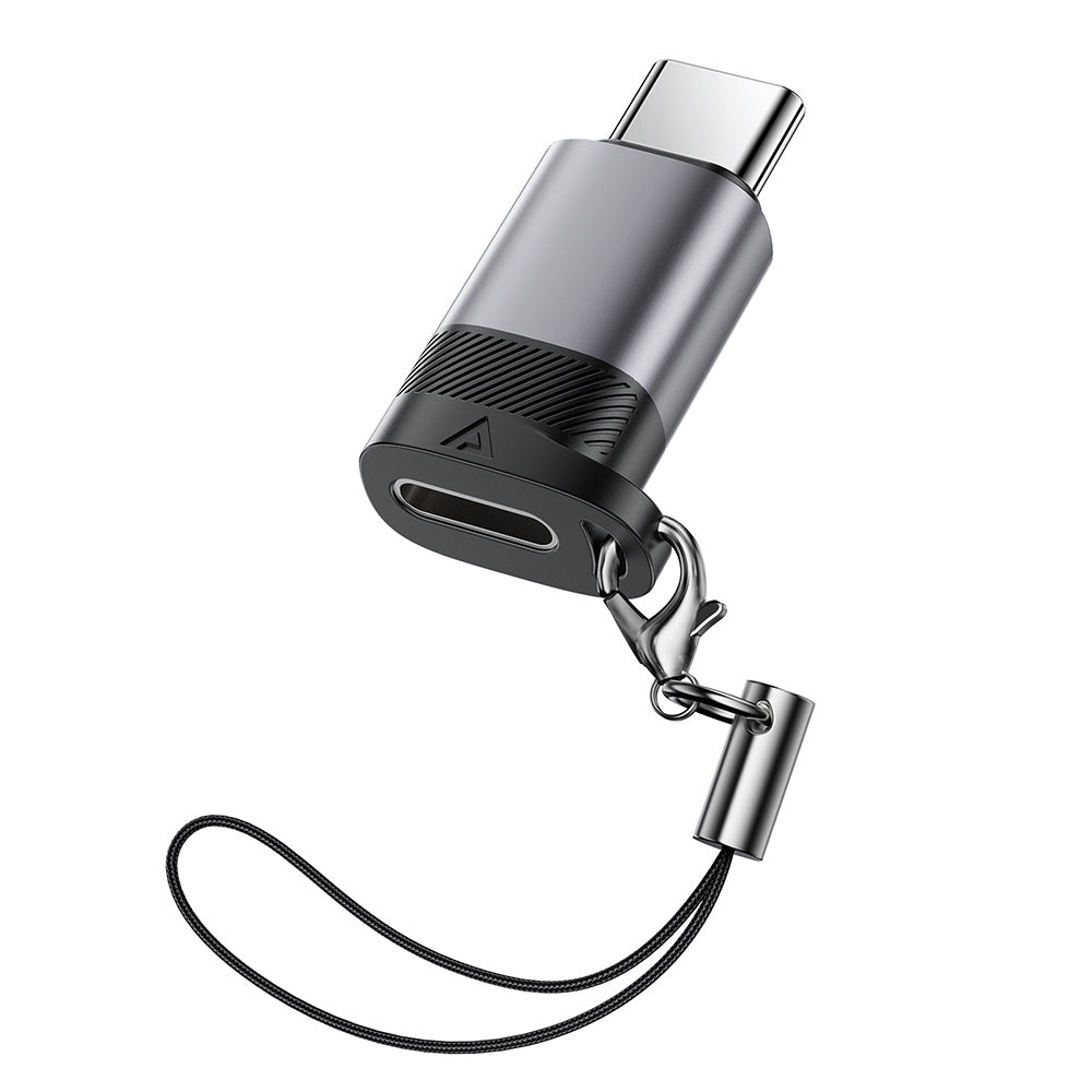 Adaptateur de Données et de Charge Lightning - USB-C Acefast J19, Gris
