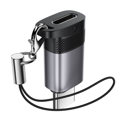 Adaptateur de Données et de Charge Lightning - USB-C Acefast J19, Gris