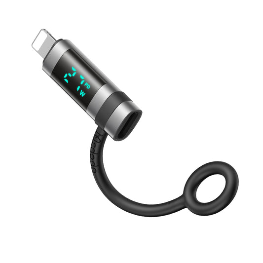 Adaptateur de Données et de Chargement USB-C - Lightning McDodo OT-2610 Pigeon Display, Noir